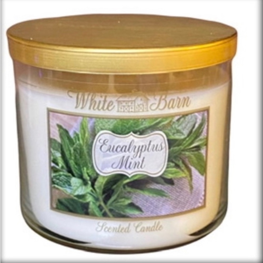 White Barn Eucalyptus Mint Scented Candle